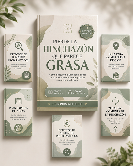 Pierde la Hinchazón que Parece Grasa